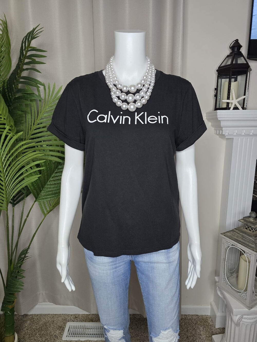 Calvin Klein sleepwear Tshirt, Black L